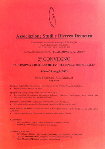 cover degli atti del sesto convegno astrid associazione