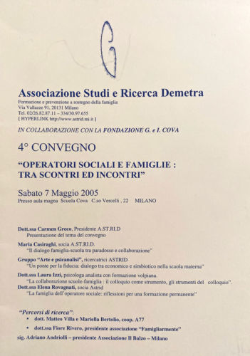cover degli atti del quarto convegno astrid associazione