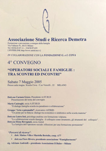 cover degli atti del quarto convegno astrid associazione