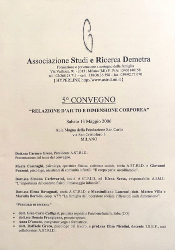 cover degli atti del terzo convegno astrid associazione