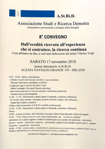 cover degli atti dell'ottavo convegno astrid associazione